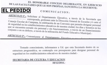 Axel Cantlon: "tienen casi $100 millones en el banco y dicen que no hay plata para desinfectar las escuelas"