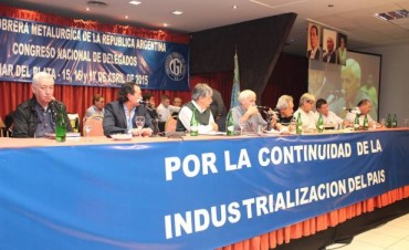 CONGRESO NACIONAL EXTRAORDINARIO  DE DELEGADOS DE LA UOMRA La organizaci&oacute;n gremial emiti&oacute; un  documento con fuerte contenido pol&iacute;tico