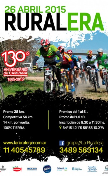 La Ruralera 4 fechas por el 130&ordm; aniversario de Campana