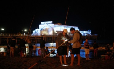 En las playas del centro Este viernes ser&aacute; el 3&ordm; Torneo de Pesca Nocturno &ldquo;Ciudad de Mar del Plata&rdquo;