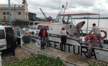 Operativo especial para asistir a los vecinos de la isla