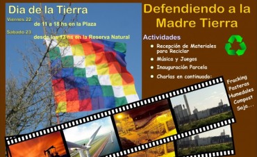 La Asociaci&oacute;n Patrimonio Natural invita a participar de las Actividades por el D&iacute;a de la Tierra