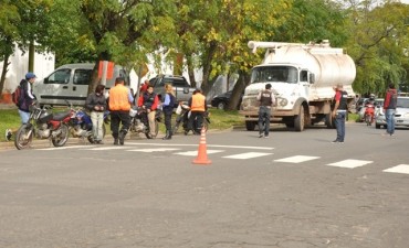 El Municipio despleg&oacute; un importante operativo de tr&aacute;nsito 