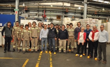 El Intendente visit&oacute; la planta de la empresa Greif   
