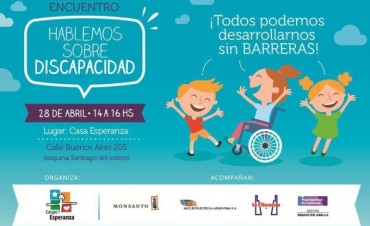 ENCUENTRO EN CASA ESPERANZA: HABLEMOS DE DISCAPACIDAD