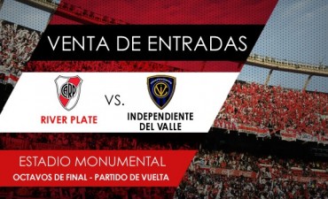 Venta de entradas para River Plate vs. Independiente del Valle 