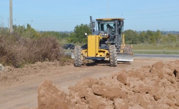 Cuadrillas municipales trabajaron en el barrio Federal