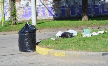 Desde el Municipio solicitan no depositar residuos en los parterres 