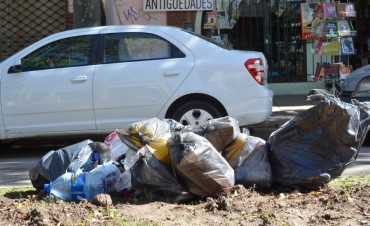 Solicitan a los vecinos no depositar residuos en los parterres