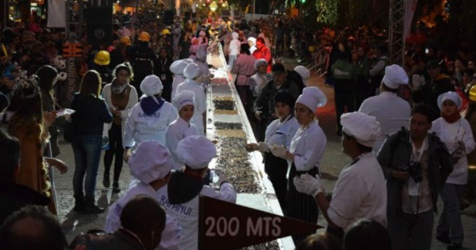 El chocolate m&aacute;s grande del mundo est&aacute; en Bariloche
