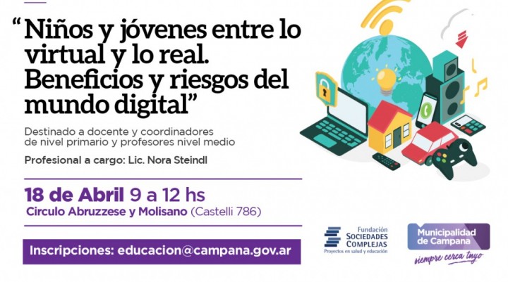 El Municipio invita a una capacitaci&oacute;n docente sobre el &ldquo;mundo digital&rdquo;