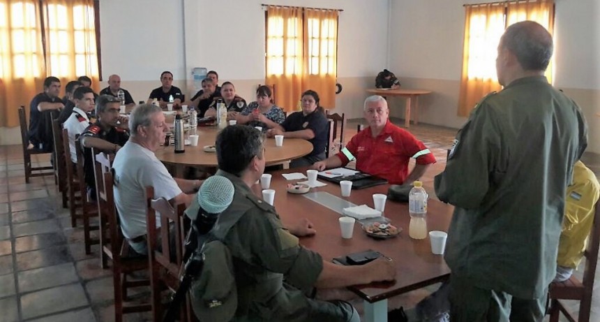 Defensa Civil particip&oacute; de una reuni&oacute;n para reforzar la seguridad en la zona