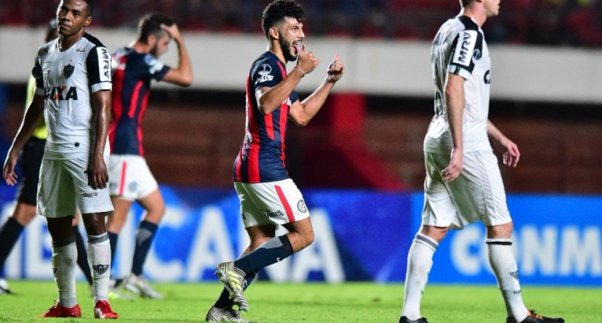 San Lorenzo de Almagro venci&oacute; a Atl&eacute;tico Mineiro por 1 a 0