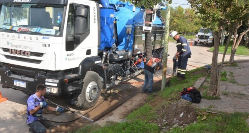 Tras el temporal, el Municipio intensific&oacute; la limpieza de pluviales