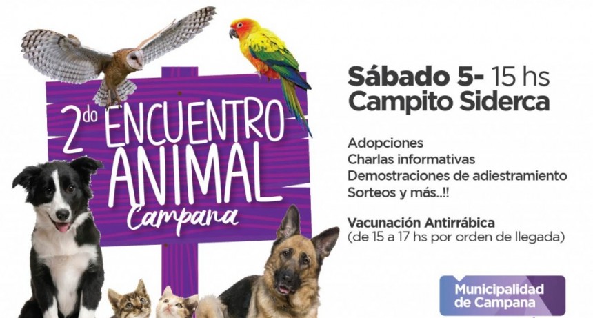 En mayo llega un nuevo &ldquo;Encuentro Animal&rdquo; 