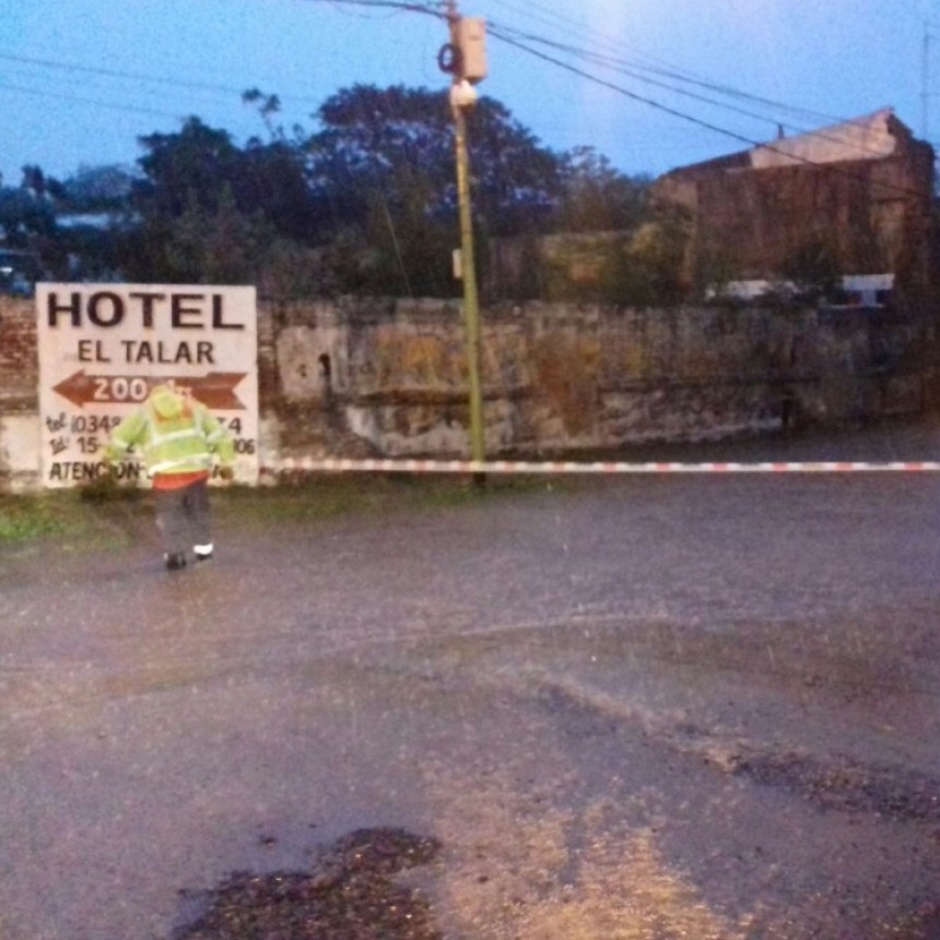Intenso trabajo del Municipio ante el fuerte temporal