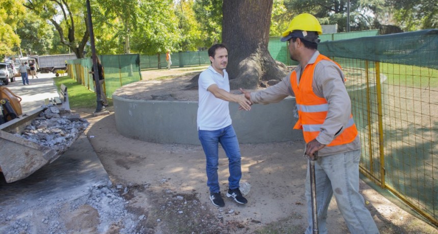 Comenzaron las obras de remodelaci&oacute;n de la plaza Eduardo Costa