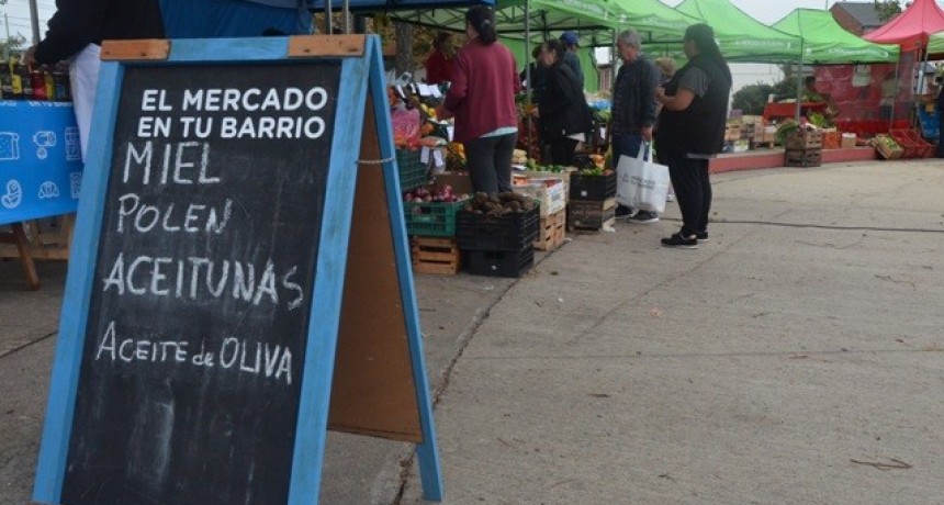 Informan el cronograma de &ldquo;El mercado en tu barrio&rdquo; y la feria de productores