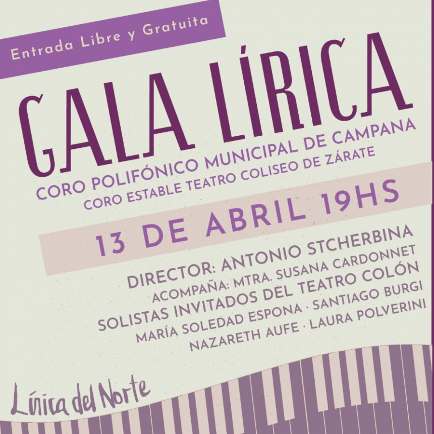 Se viene el espect&aacute;culo &ldquo;Gala l&iacute;rica bajo las estrellas&rdquo;