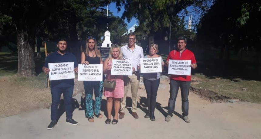 Integrantes de la UV M&aacute;s Campana: El municipio tiene que enfocar sus prioridades