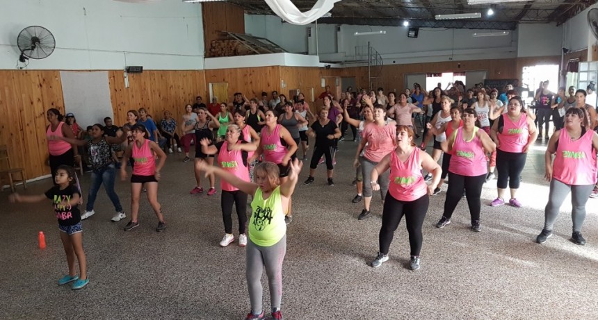 Exitoso evento solidario de Zumba   