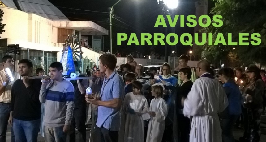 Avisos Parroquiales en S&aacute;bado Santo