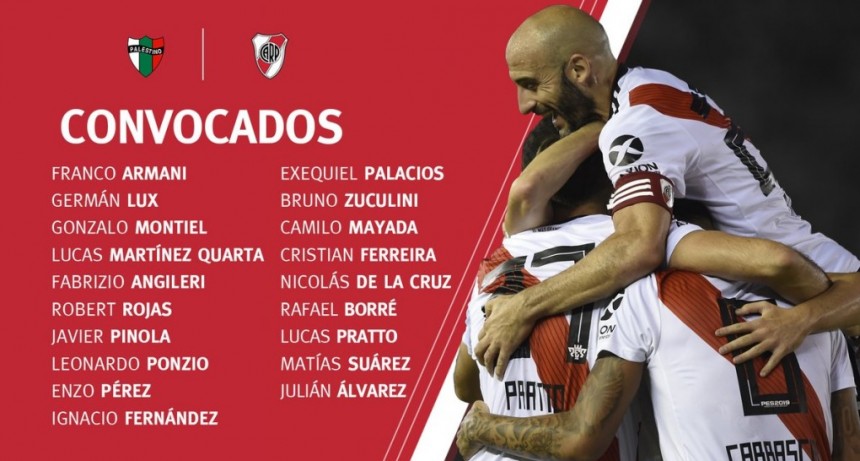 River Plate visita a Palestino de Chile