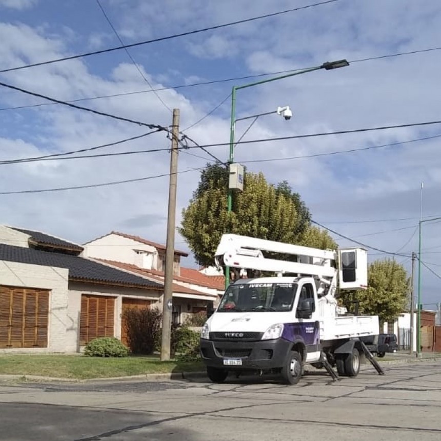 Ya funcionan las c&aacute;maras de seguridad instaladas en el barrio Banco Provincia 