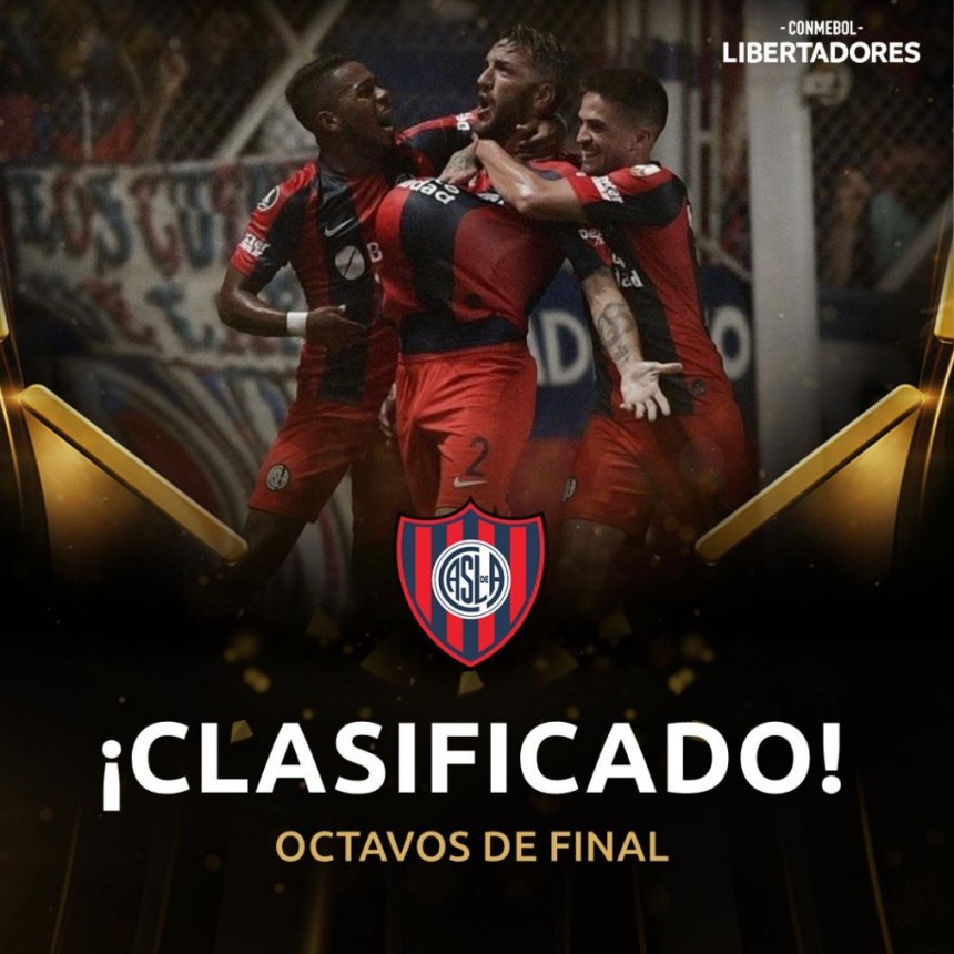 SanLorenzo a octavos de final de la Copa Conmebol Libertadores