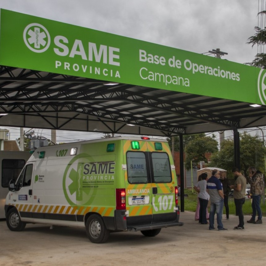  Desde esta semana, el SAME empieza a funcionar en su nueva base operativa