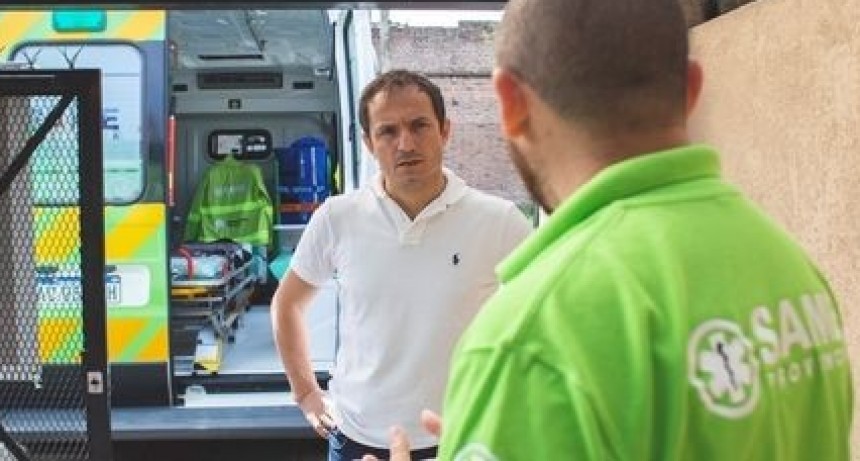 Agradecen a la familia Crugnale por haber prestado una vivienda para el SAME