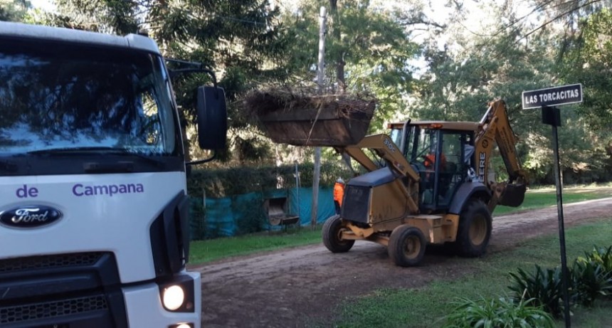 El Municipio realiz&oacute; tareas de mantenimiento en Parque Natura 
