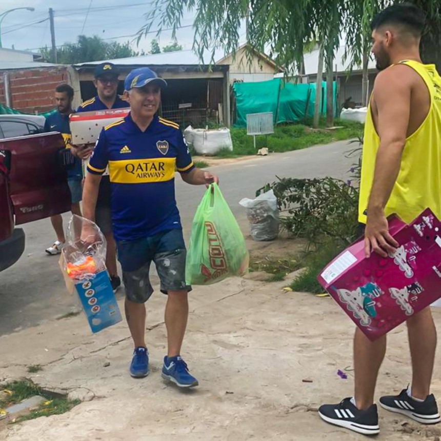 La pe&ntilde;a Campana es de Boca lanza una colecta solidaria