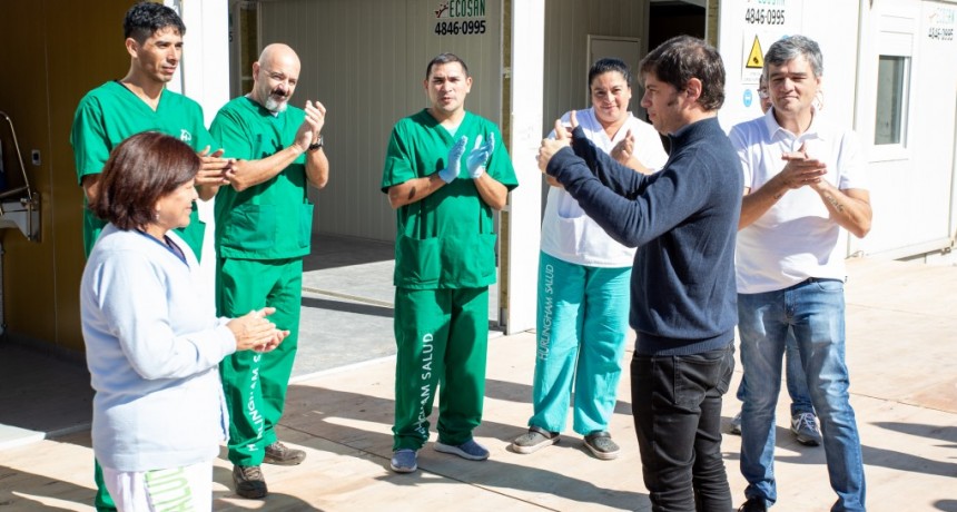 Kicillof en Hurlingham: "Administrar la cuarentena no es flexibilizarla, es focalizarla"