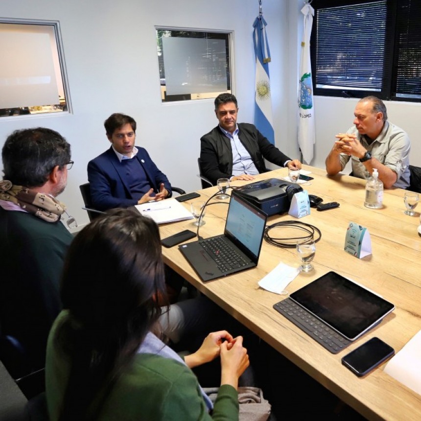Kicillof visit&oacute; los comit&eacute;s de emergencia de Vicente L&oacute;pez y San Isidro
