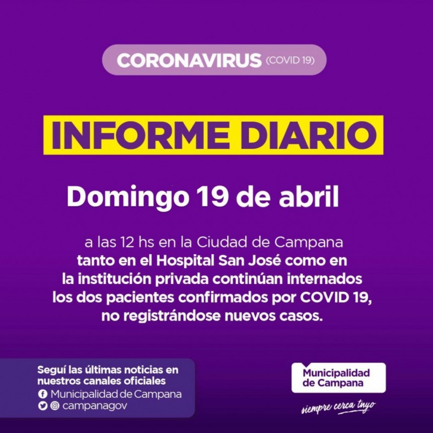 Informe de la Secretaria de Salud de la Municipalidad