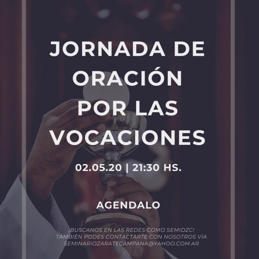 Invitación del Seminario San Pedro y San Pablo.