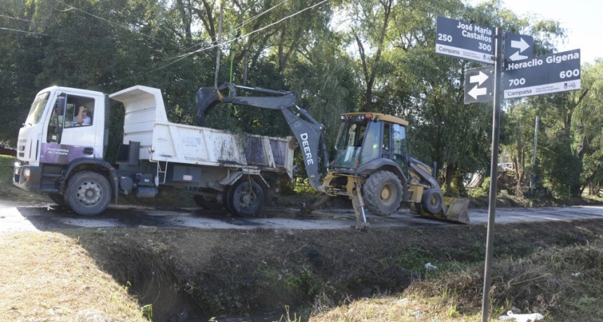 Otamendi: realizan importantes trabajos de mantenimiento integral en distintos puntos del barrio