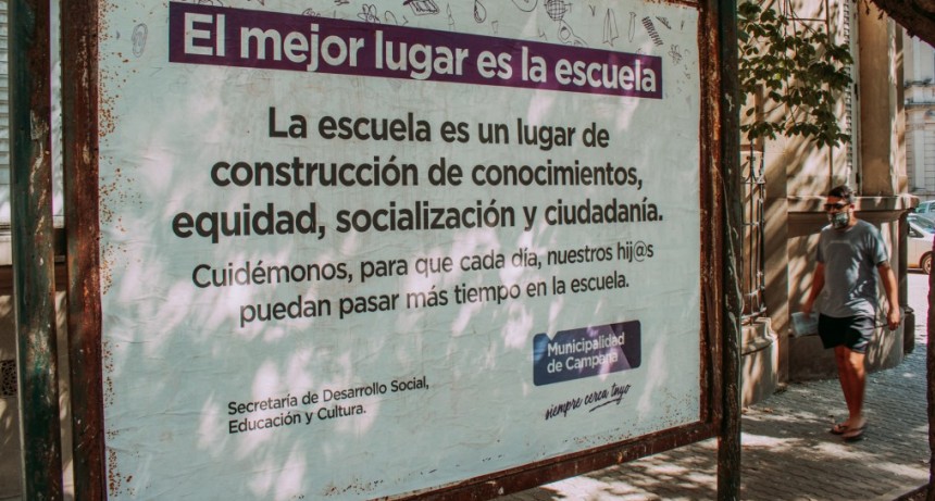 Hoy más que nunca tenemos que cuidarnos para seguir garantizando la presencialidad escolar