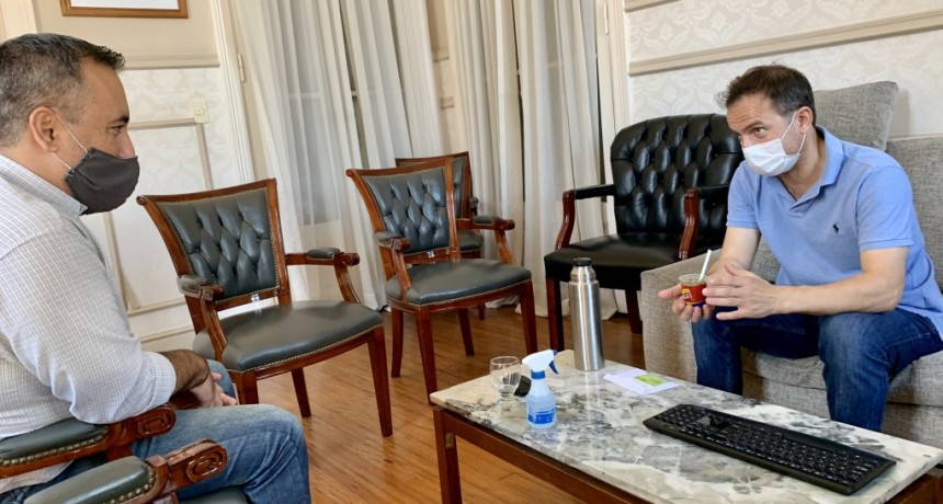 El Intendente se reunió con el secretario general de ASIMRA
