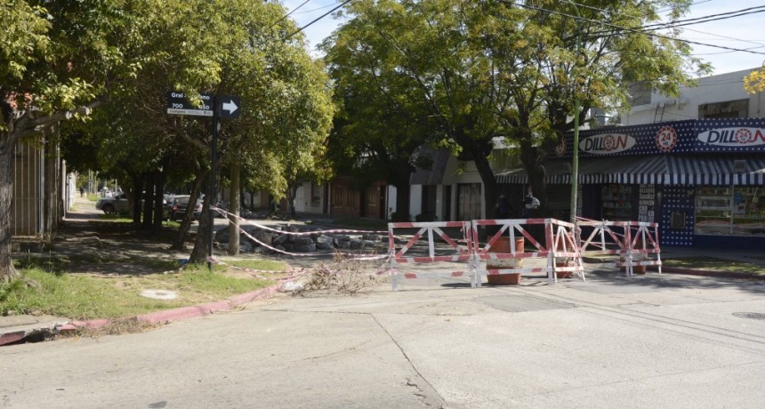 Concluyó la reparación del hormigón en calle Coletta