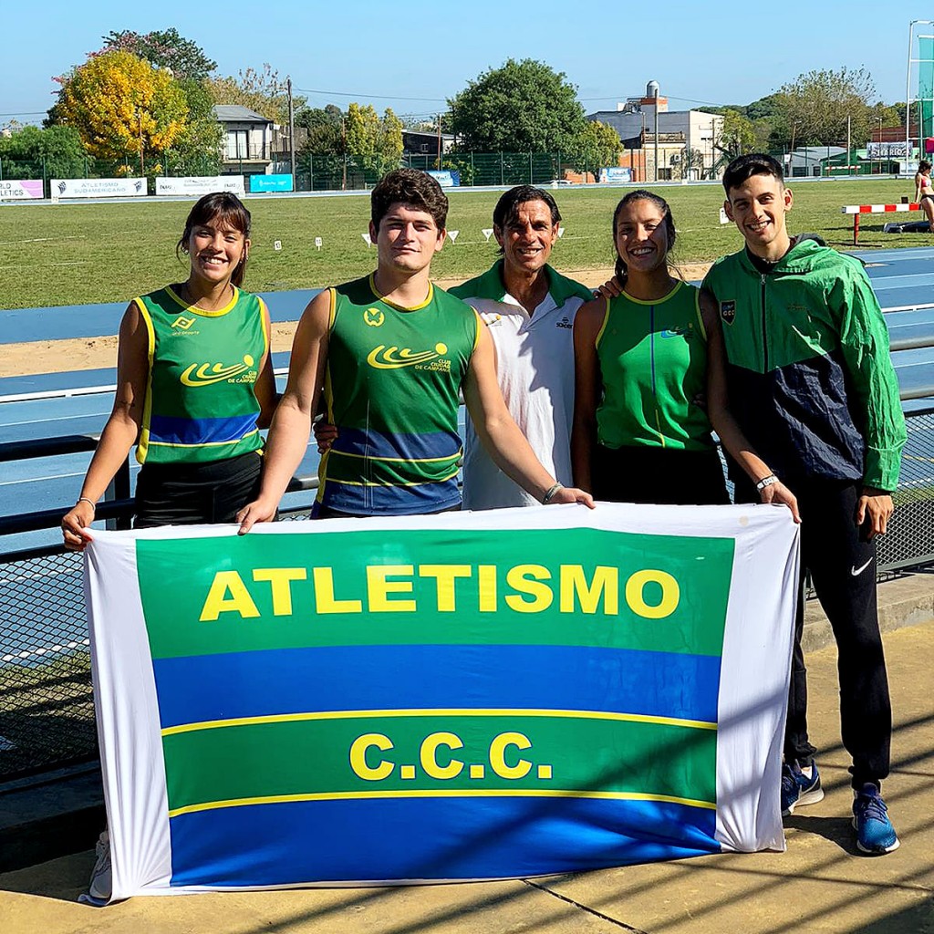 Cuatro atletas del CCC participaron del Campeonato Nacional de Mayores