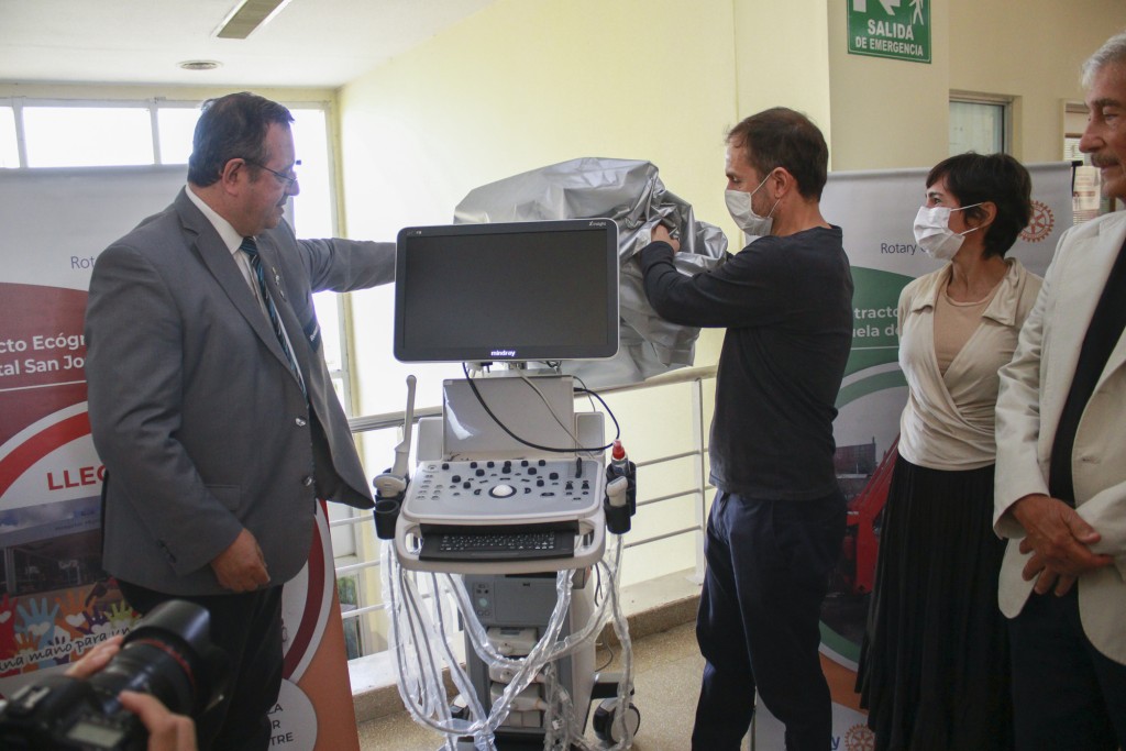 El hospital municipal recibió la donación de un ecógrafo de última generación