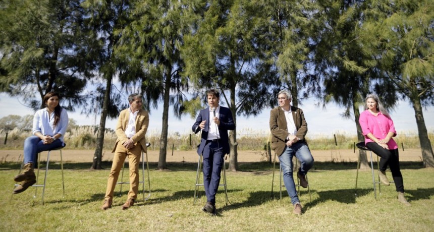 Kicillof y Rodríguez presentaron el Plan de Impulso a la Actividad Forestal 