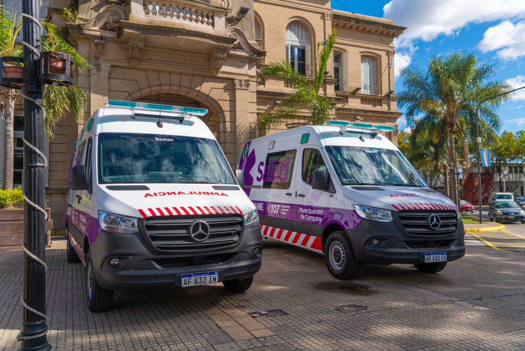 El Municipio renovó dos de las ambulancias del SAME que mejorarán la asistencia en emergencias   