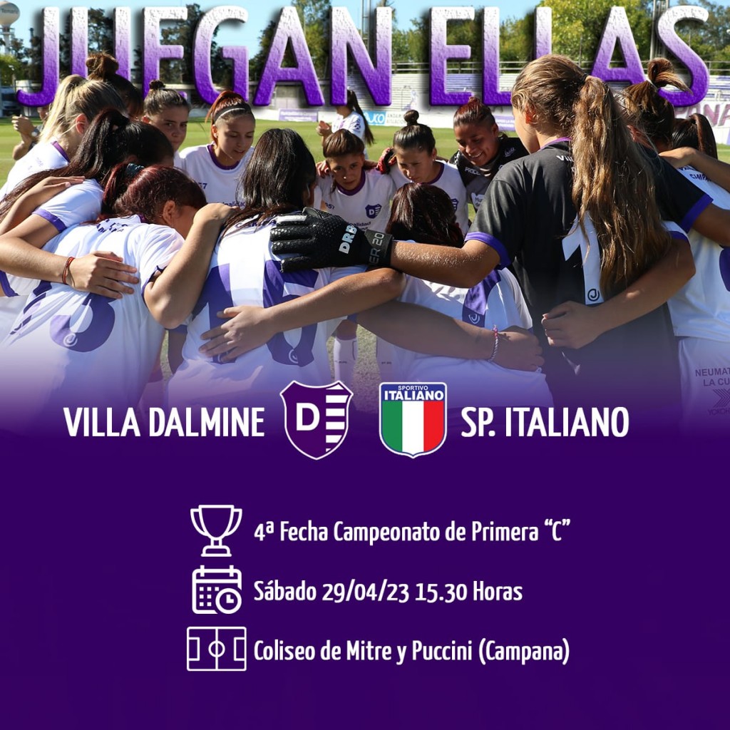 Villa Dálmine : El sábado juegan las chicas en Campana