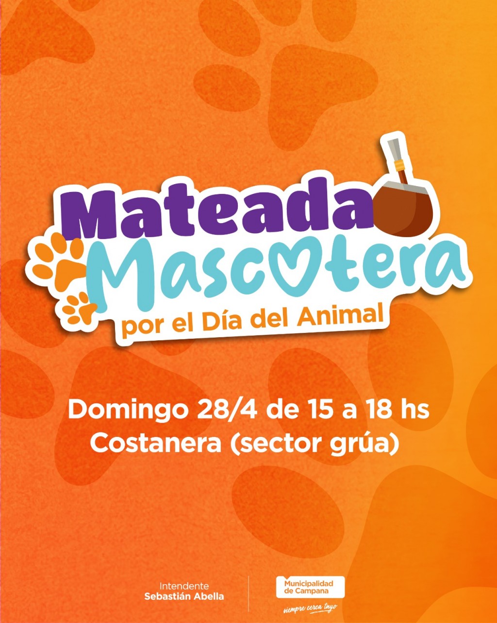 El Día del Animal se celebra con una “mateada mascotera” en la Costanera   