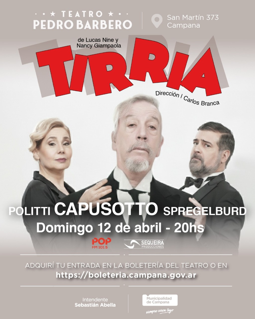 Propuestas teatrales para disfrutar este fin de semana en el Pedro Barbero