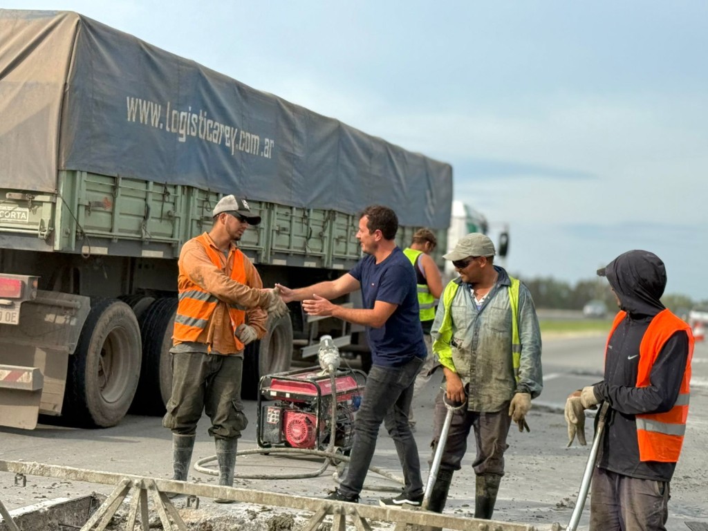 Con una inversi&oacute;n hist&oacute;rica de la Provincia, avanzan las obras  de Ruta 6