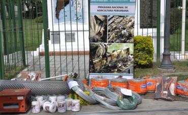 Beneficiarios del Programa &ldquo;Agricultura Periurbana&rdquo;  recibieron nuevos materiales para sus proyectos 